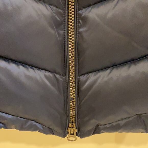 NWT INC International Concepts Faux-Fur Trim Hooded Puffer Co Royal blue S - Picture 7 of 16